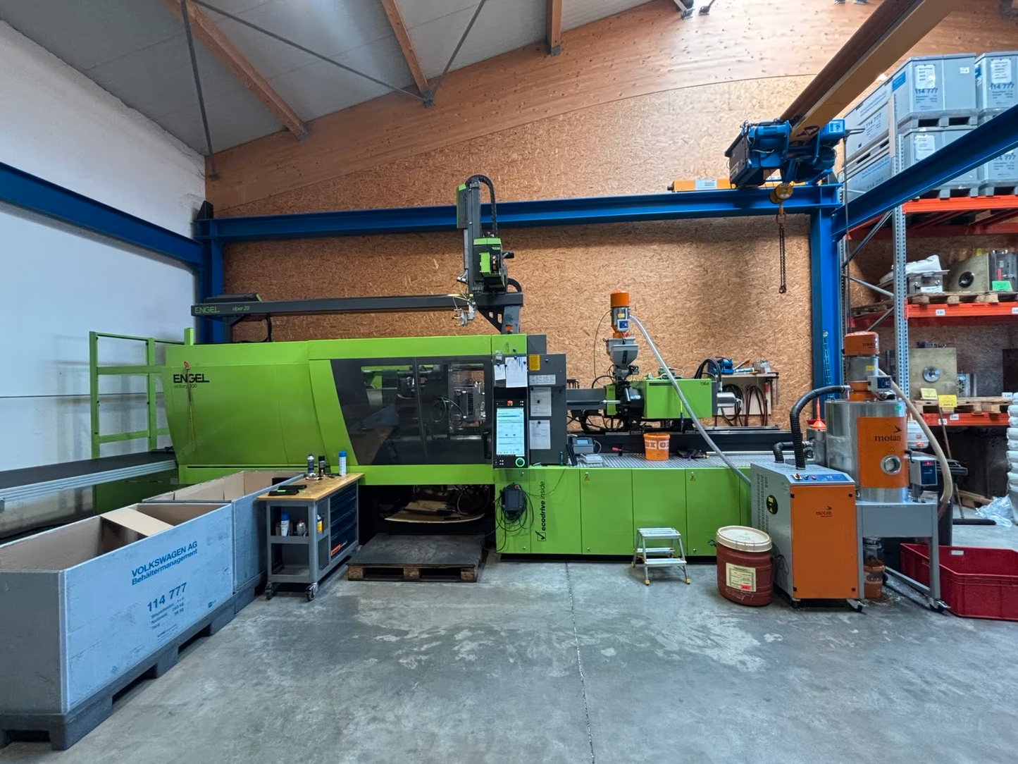 Abus 5T Hallenkran Brückenkran 5000 Kg mit Unterbau Laufkran