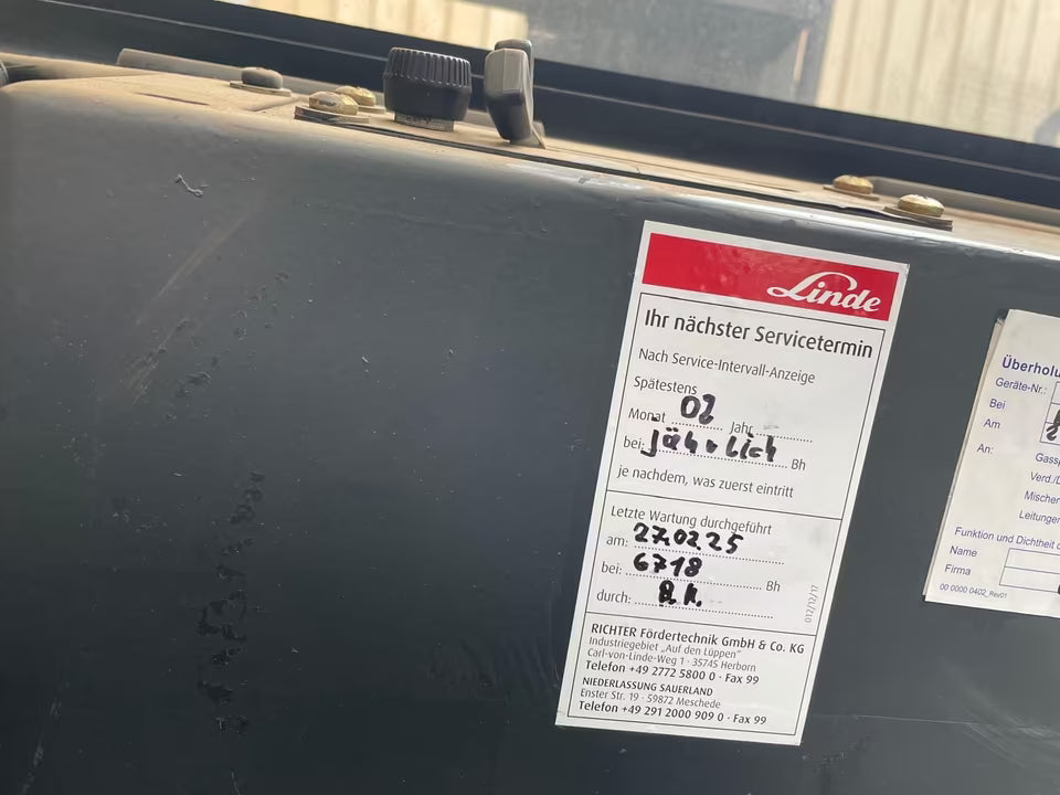 Linde H80 T Gabelstapler Treibgas Stapler Forklift