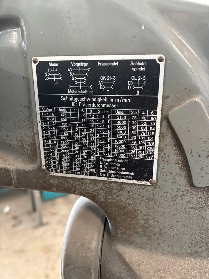 Deckel GK21 Kopierfräsmaschine Graviermaschine