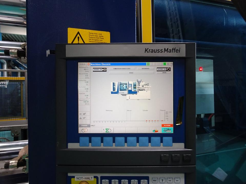 Krauss Maffei KM350 1900-C2 Spritzgießmaschine Injection Molding