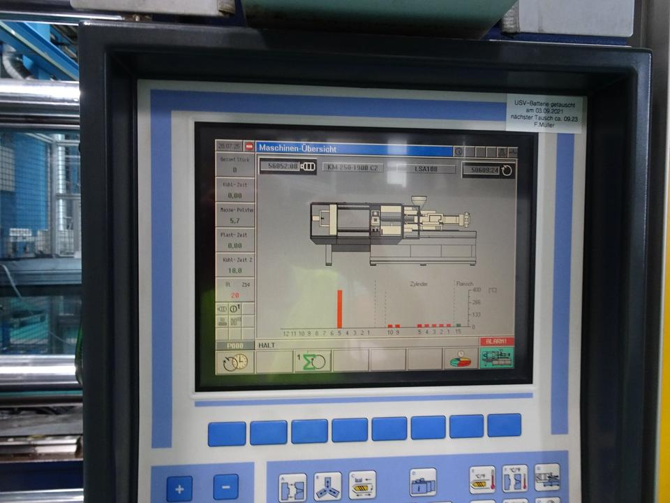 Krauss Maffei KM250 1900-C2 Spritzgussmaschine