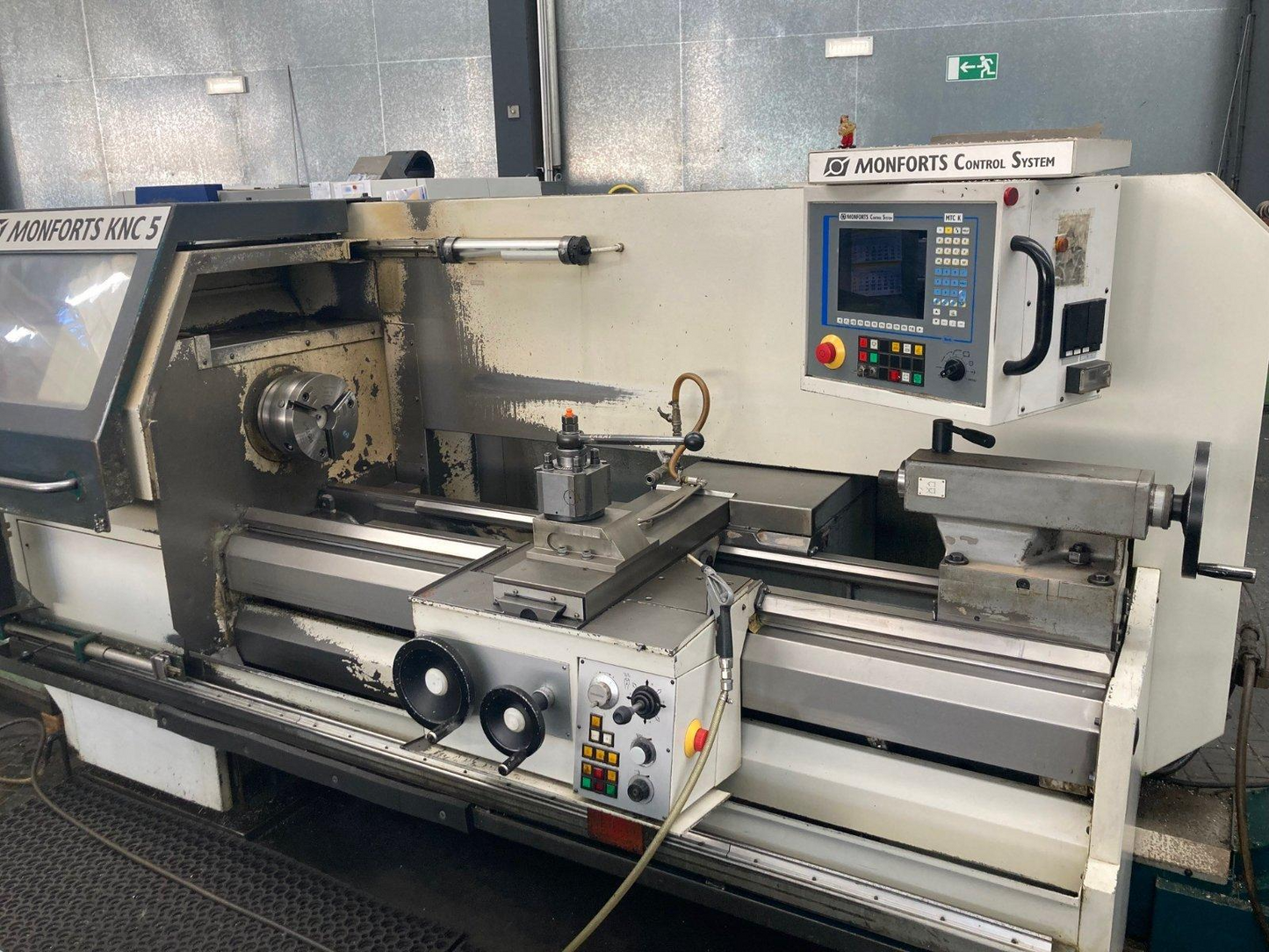 Monforts KNC5-1500 Drehmaschine Zyklengesteuert Drehbank
