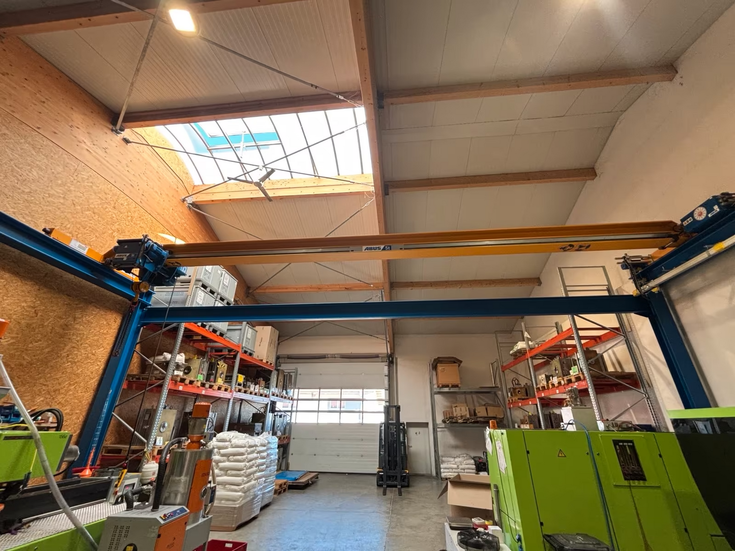 Abus 5T Hallenkran Brückenkran 5000 Kg mit Unterbau Laufkran