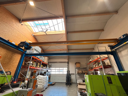 Abus 5T Hallenkran Brückenkran 5000 Kg mit Unterbau Laufkran