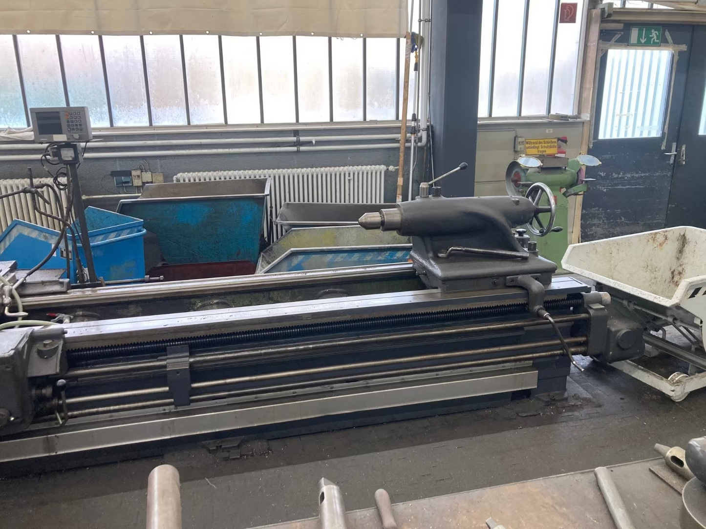 Drehmaschine WMW DLZ 800 III Drehbank Heidenhain Metall