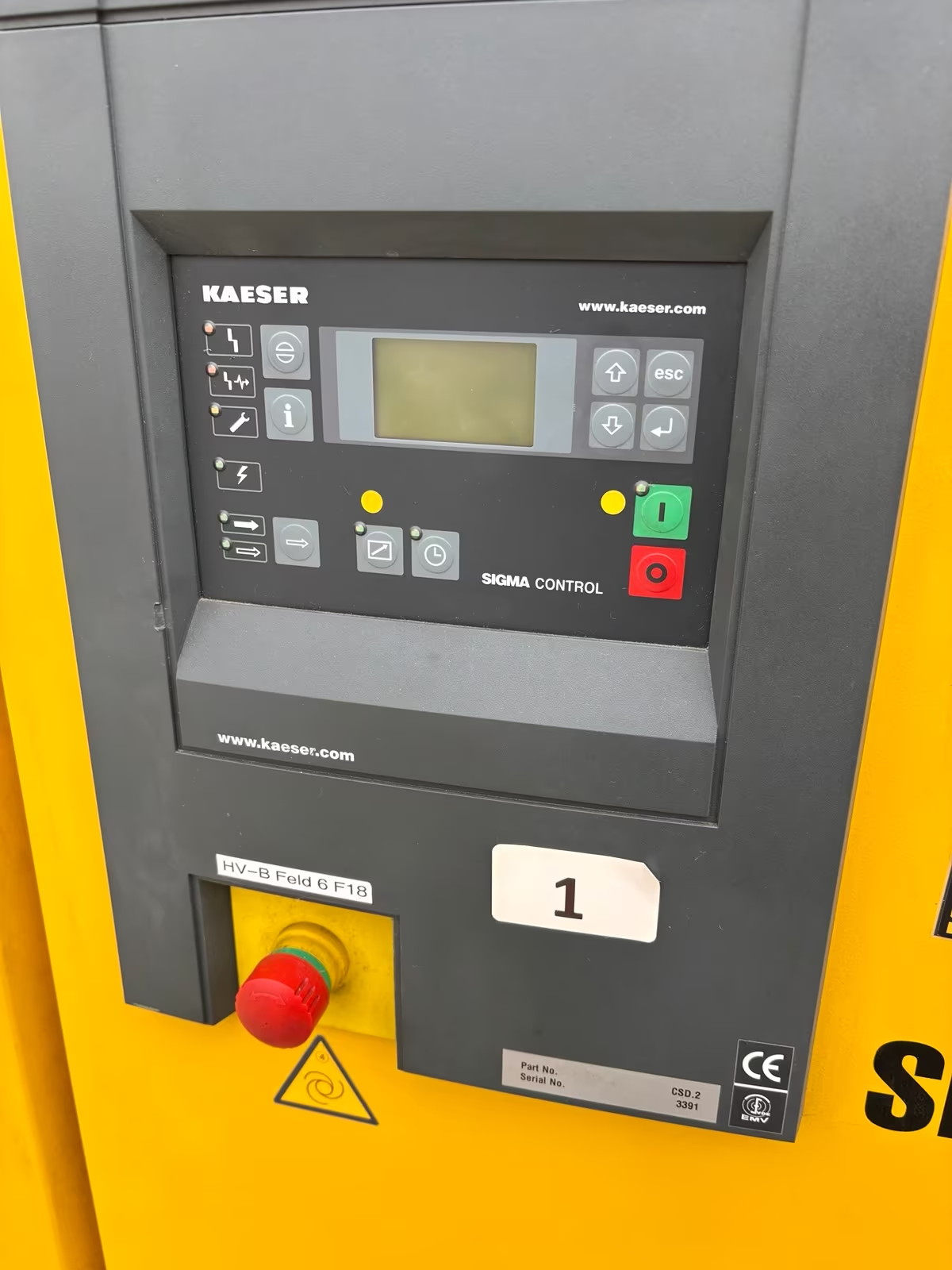 Kaeser CSD82 Schraubenkompressor Druckluftkompressor Sigma