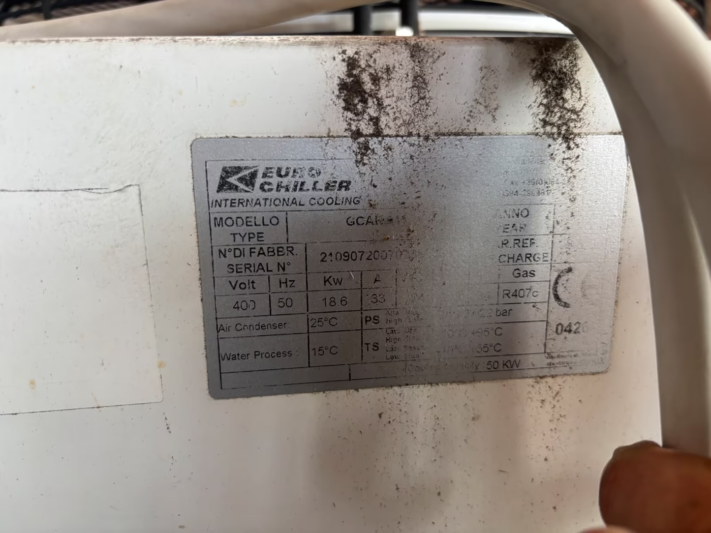 Euro Chiller Kühlgerät Temperiergerät Aggregat Spritzguss
