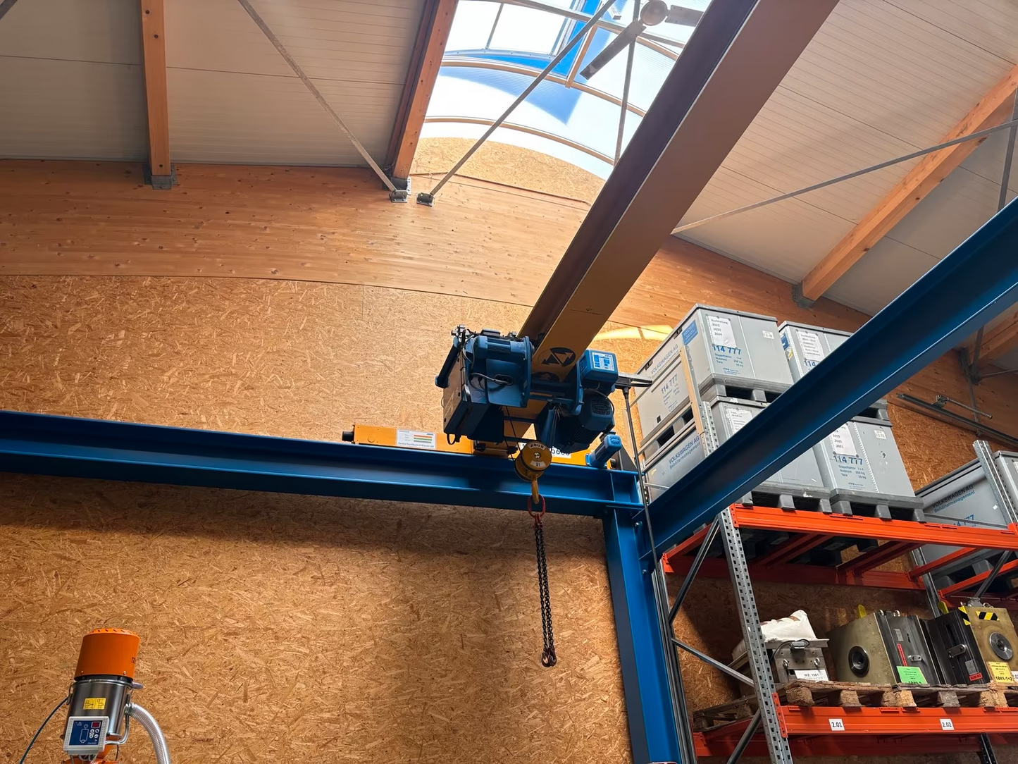 Abus 5T Hallenkran Brückenkran 5000 Kg mit Unterbau Laufkran