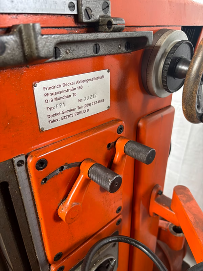 Deckel FP1 Fräsmaschine Universal-Fräsmaschine Metall Heidenhain