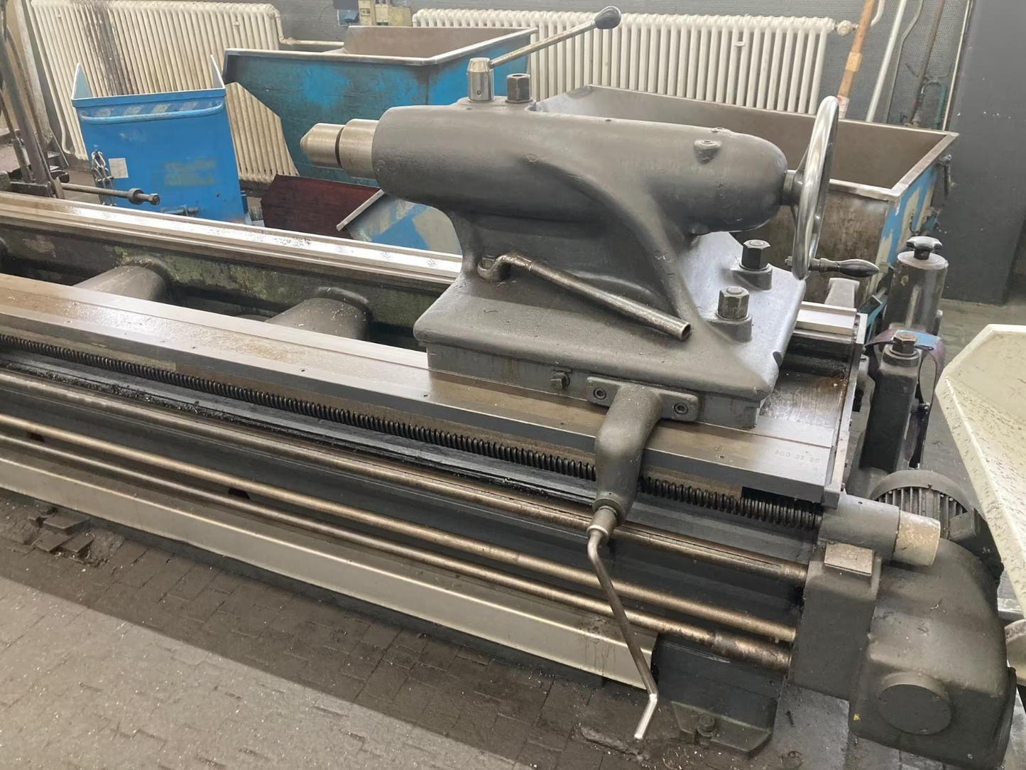 Drehmaschine WMW DLZ 800 III Drehbank Heidenhain Metall