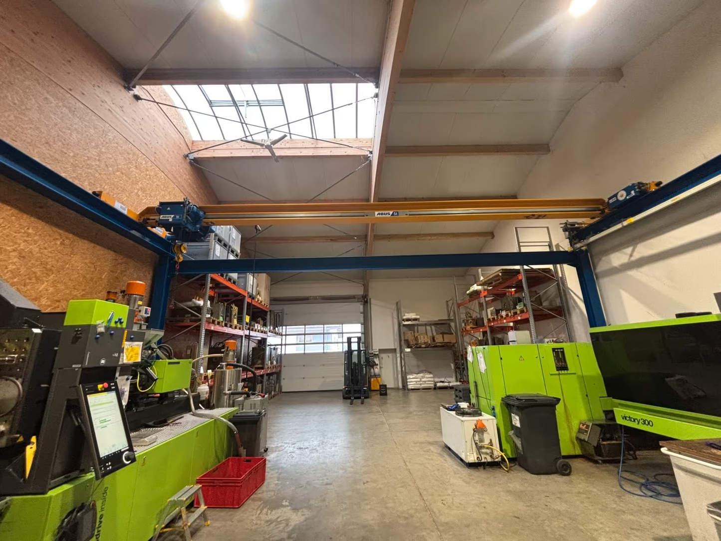 Abus 5T Hallenkran Brückenkran 5000 Kg mit Unterbau Laufkran