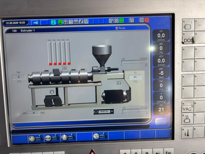 Krauss Maffei KMD 114-32 Extruder Doppelschneckenextruder