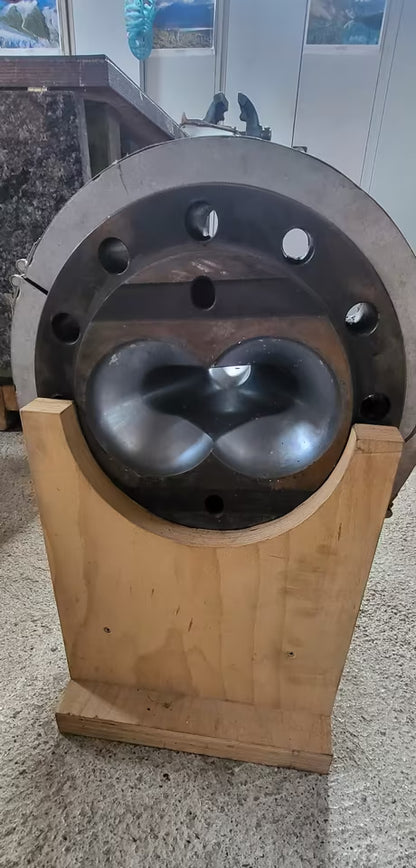 Krauss Maffei KMD 2-130 Einlauf Adapter Hosenstück Extruder