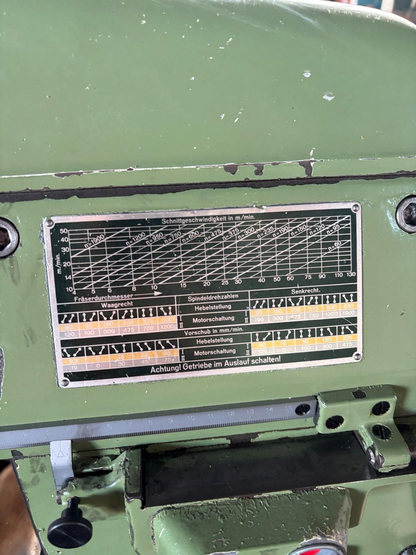 Pillar drill table drilling machine Fehlmann similar to Alzmetall