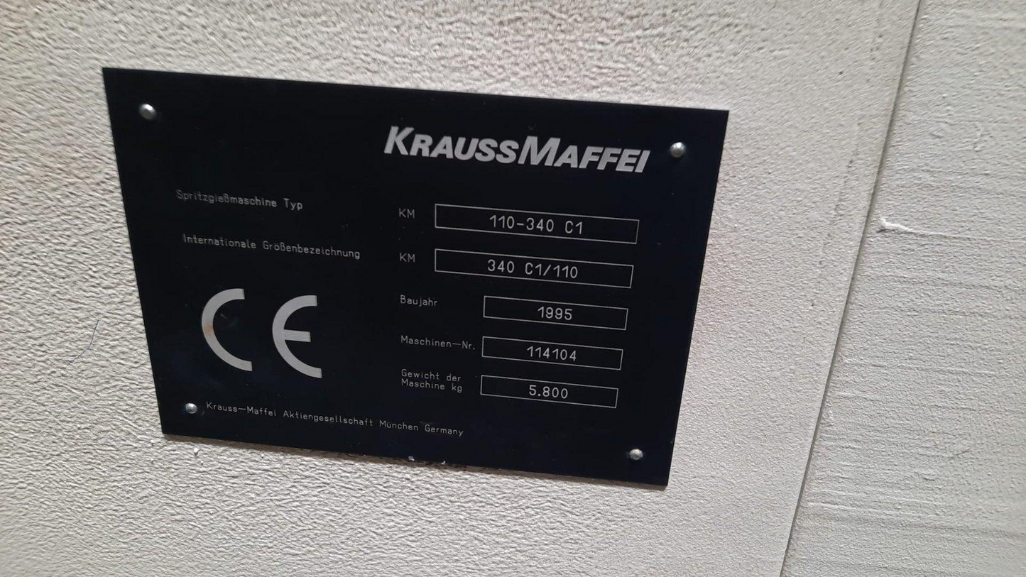 Krauss Maffei KM110-340 C1 Spritzgiessmaschine Spritzguss