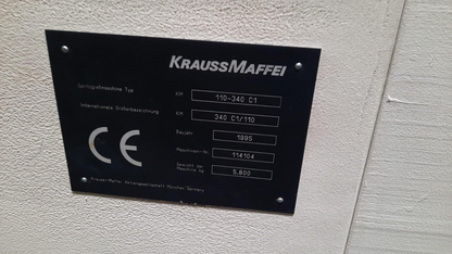 Krauss Maffei KM110-340 C1 Spritzgiessmaschine Spritzguss