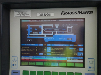 Krauss Maffei KM125 520-C1 Spritzguss Spritzgießmaschine plastic