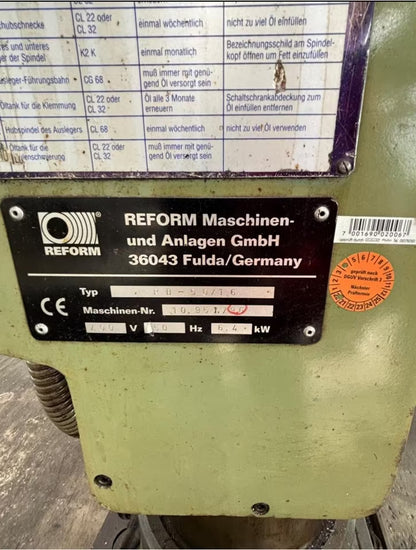 Radialbohrmaschine Reform RB50x16 Säulenbohrmaschine Metall